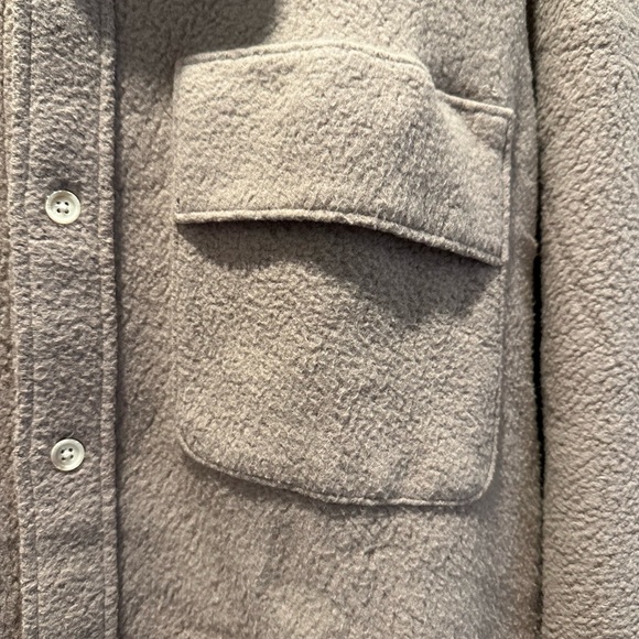 PINK - VS -Button-Up Shirt in Taupe - Picture 9 of 12